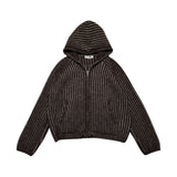 Wool striped Level hoodie