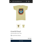 1982 Grateful dead aoxomoxoa original vintage tee