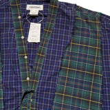 Split plaid flannel