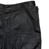 Archive waxed coated shorts