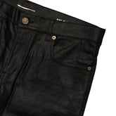 D02 waxed skinny denim