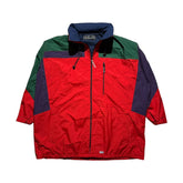 Oversized Colorblock hooded parka