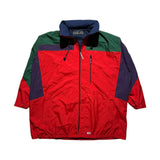 Oversized Colorblock hooded parka