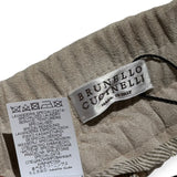 $6,700 suede leather adjustable waist pant