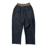 Pinstripe paneled trouser