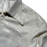 Sequin button down shirt