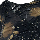 2003 Astrology lace up long sleeve