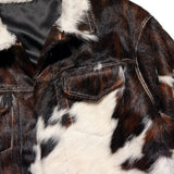 Cowhide fur jacket