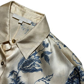 2003 Tattoo Graphic silk shirt