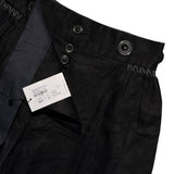 Linen wide leg trouser