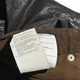 Waxed distressed cool guy slim fit denim