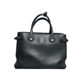 Banner collapsible leather nova check bag