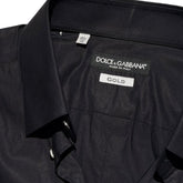 Gold label essential black button down