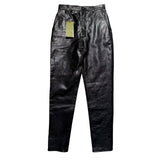 Leather glossy pant