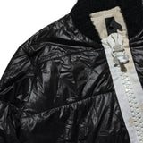 Pacifier zipper padded bomber