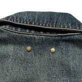 Monogram embossed Workwear denim jacket