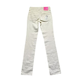 Vintage rhinestone logo denim