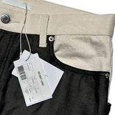 Distressed Silk paneled Peter do denim