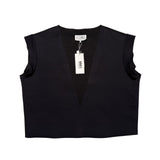 Oversized V neck top