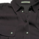 100% silk buttoned shirt