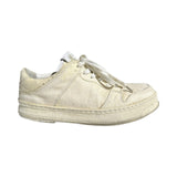 Ponyhair lace up sneaker