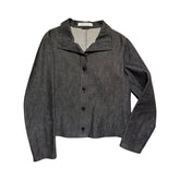 Archive coated denim jacket