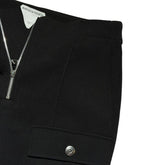 Front zip calvary trouser