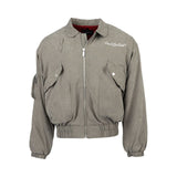 Sueded flight jacket