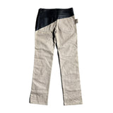 Split leather carpenter pant