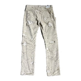 Mummy distressed layered pant