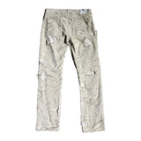 Mummy distressed layered pant