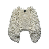 2012 shaggy open sweater