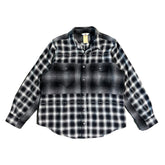Paneled logo flannel