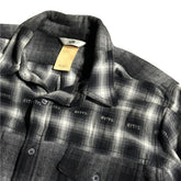 Paneled logo flannel