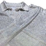 Shayne Oliver Chain mail glitter polo
