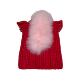 Pierced cat ear Mohawk beanie