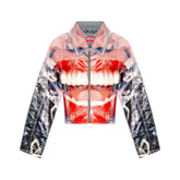 De-smiley mouth denim jacket