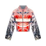 De-smiley mouth denim jacket