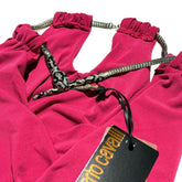 Snake necklace runched dress