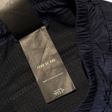 Full leather nubuck suede drawstring pant