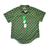 Checkered button down