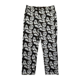 Graphic printed denim