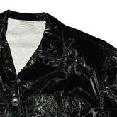 Glossy Liquid Metal button down