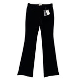 Velvet flare trouser