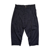 SS17 pinstripe baggy cropped trouser