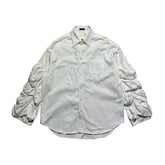 Oversized cargo pocket sleeve shirt