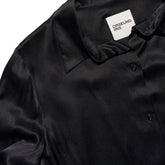 100% silk button down shirt