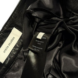 Leather Straight leg pant