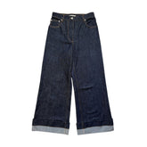 Cuffed turn up jeans