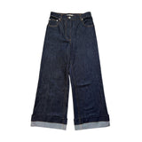 Cuffed turn up jeans